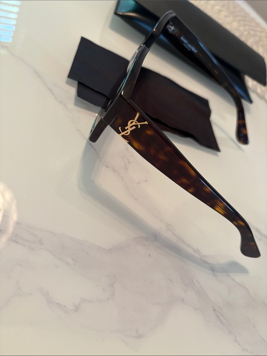 Saint Laurent Other - Saint Laurent Black Leather Glasses Case